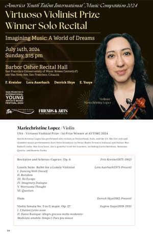 San Francisco International Young Artists Music Festival